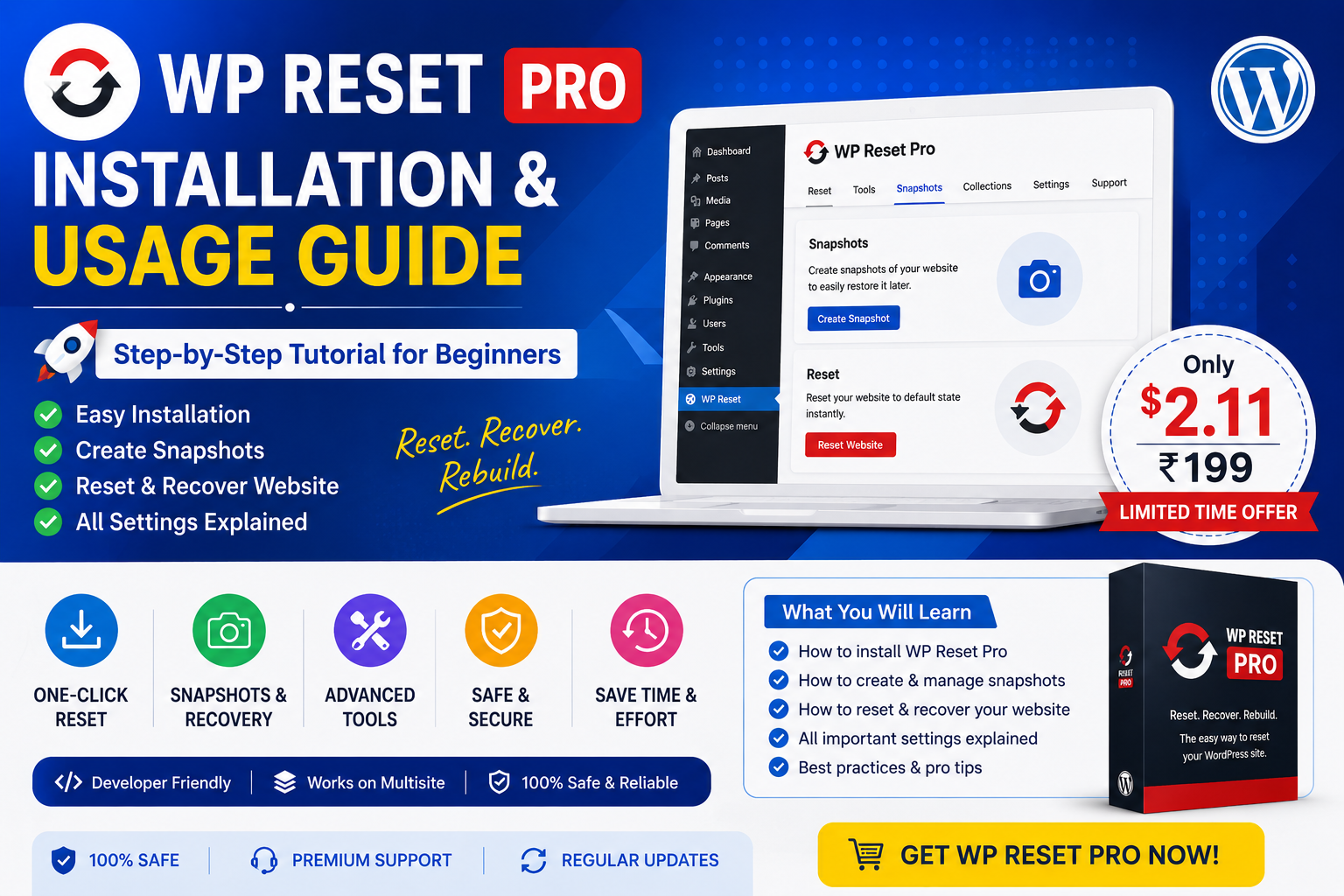 How to Install and Use WP Reset Pro in WordPress