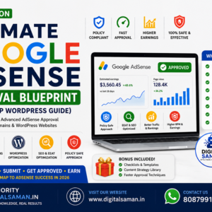 Google AdSense Approval Course 2026 – Powerful WordPress Blogging Setup Guide for Beginners