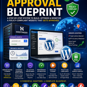 Google AdSense Approval Blueprint PDF Guide for WordPress Websites